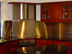 stainless steel splashbacks for kitchens